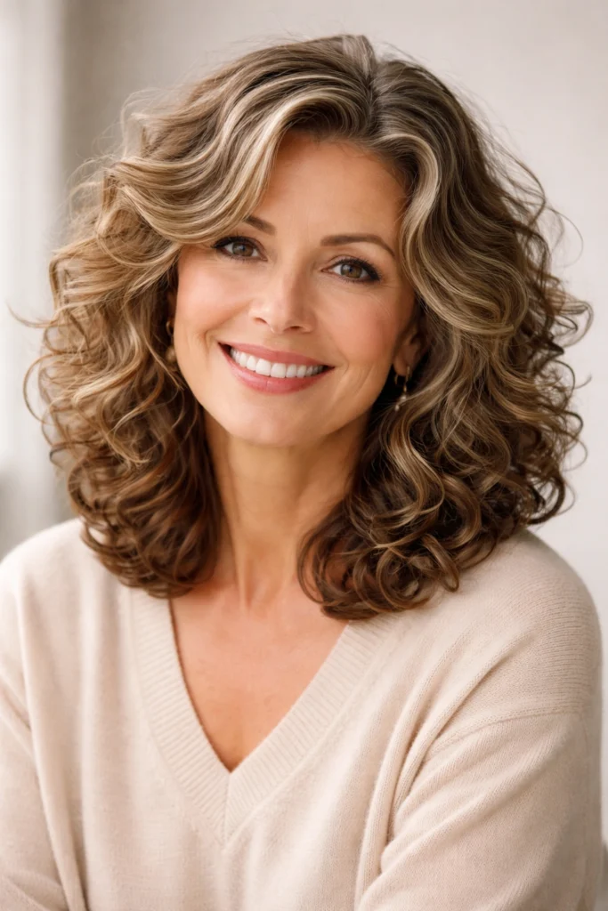 12 Curly Hairstyles for Women Over 50