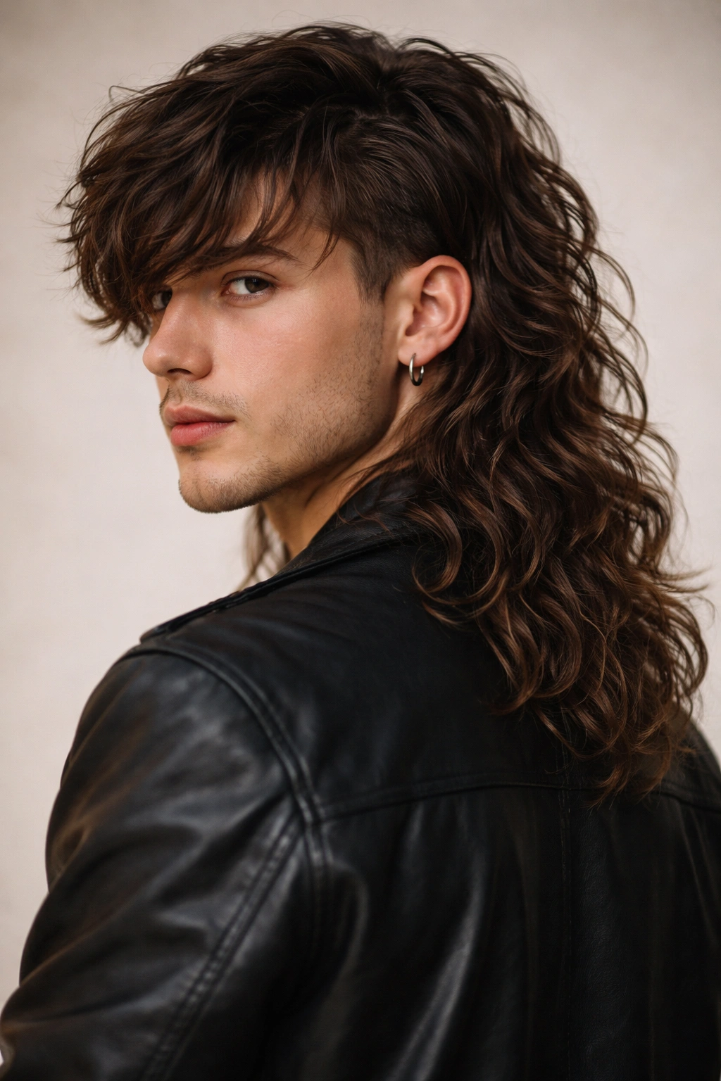 Full-head portrait showing shoulder-length back waves with a short front