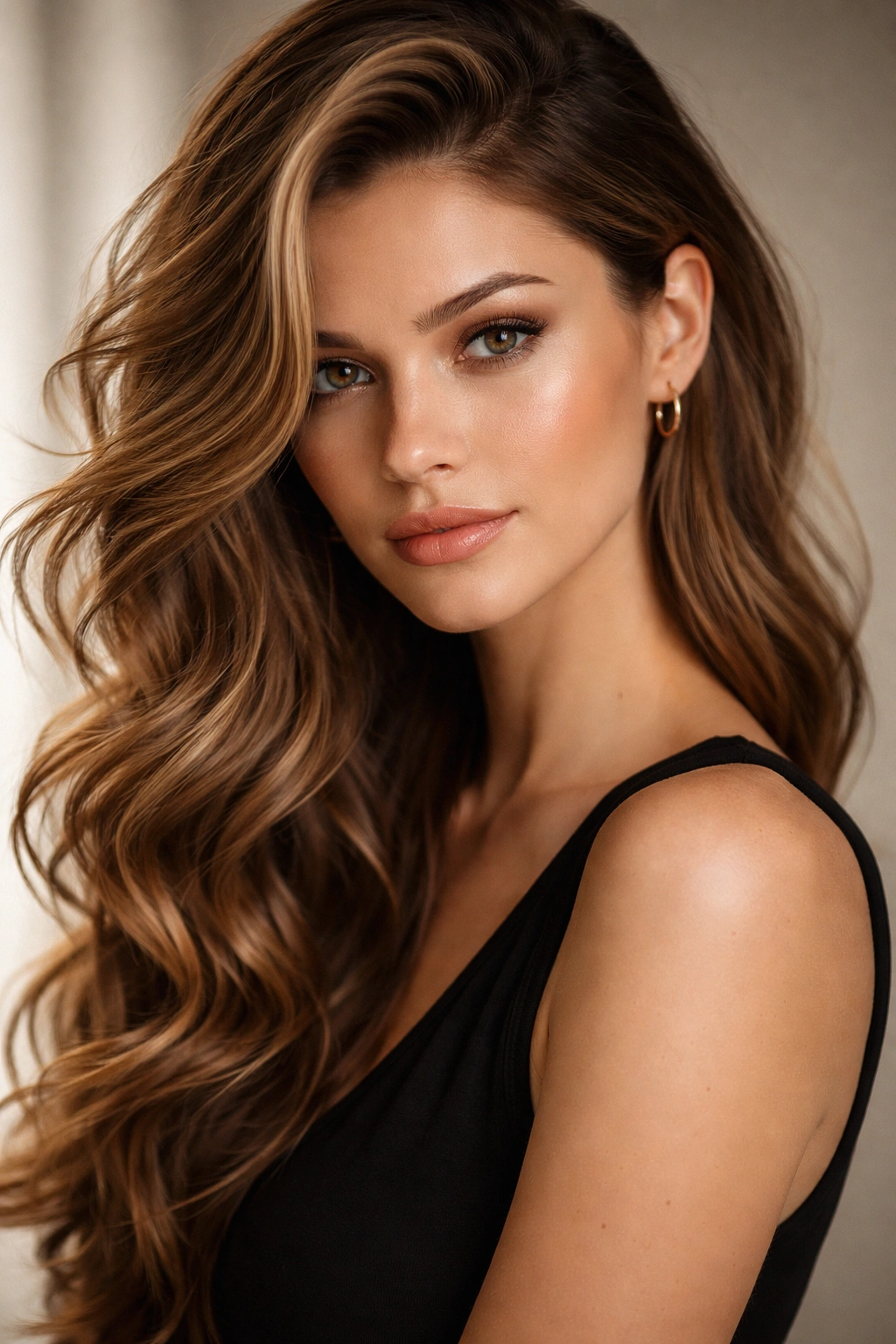 Side-swept waves with soft volume showing dramatic asymmetry.