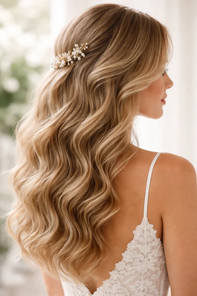 18 Wavy Hairstyles for Weddings