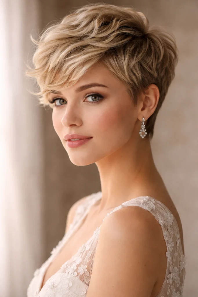 20 Short Wavy Hairstyles for Weddings