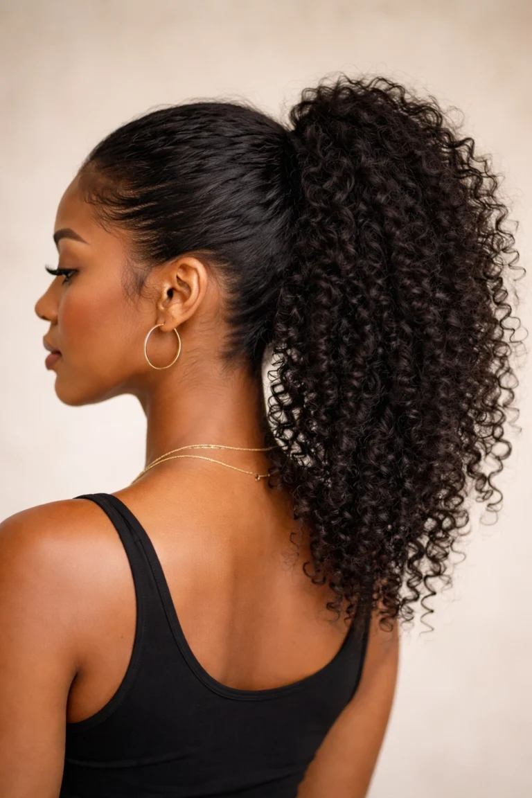 12 Mid Height Ponytails for Black Women