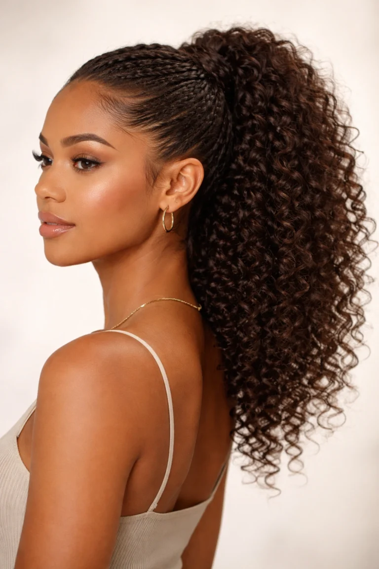 10 High Weave Ponytails for Curly Hair