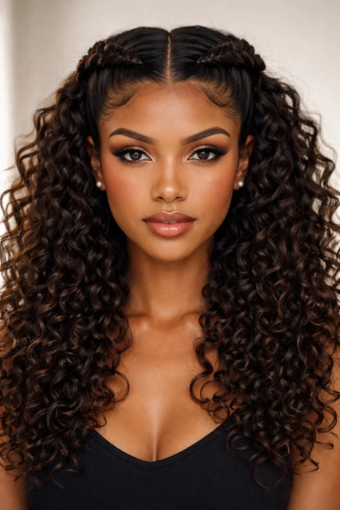 10 Baddie School Hairstyles for Curly Hair