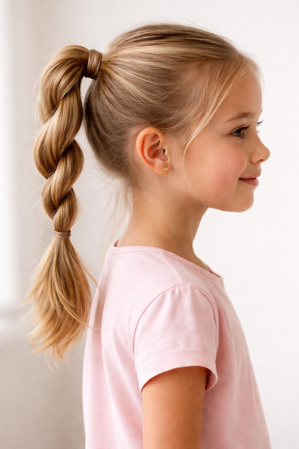 Twisted Ponytail: rope-like twist created by two sections twisted and joined