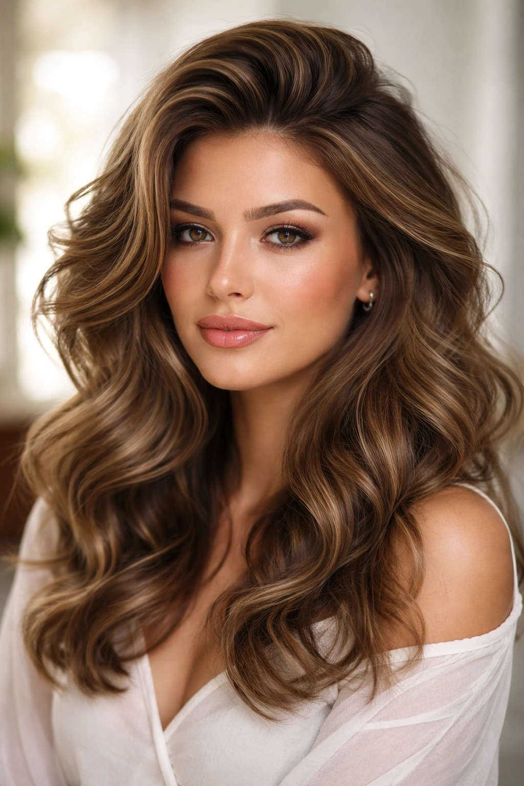 Waves with voluminous crown and lifted roots