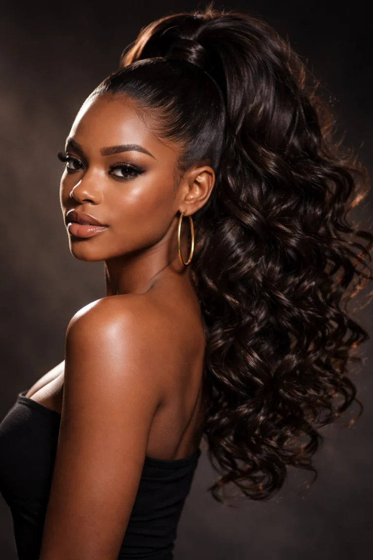12 High Ponytails for Black Women