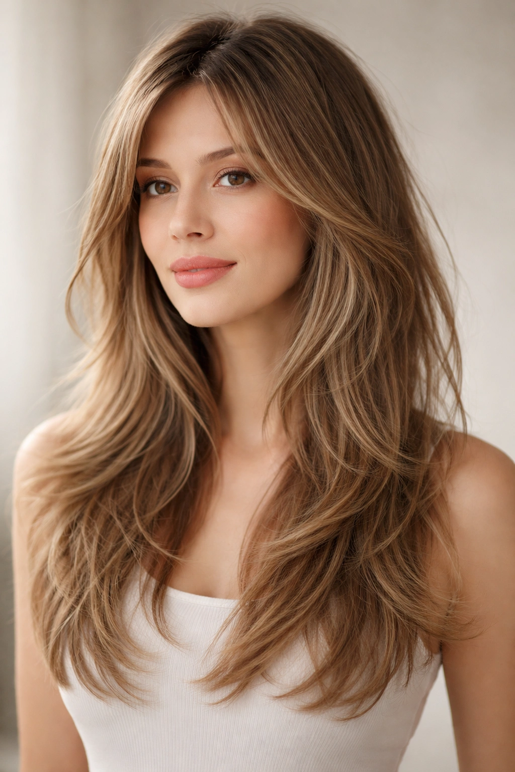 Wispy layers creating soft texture and movement