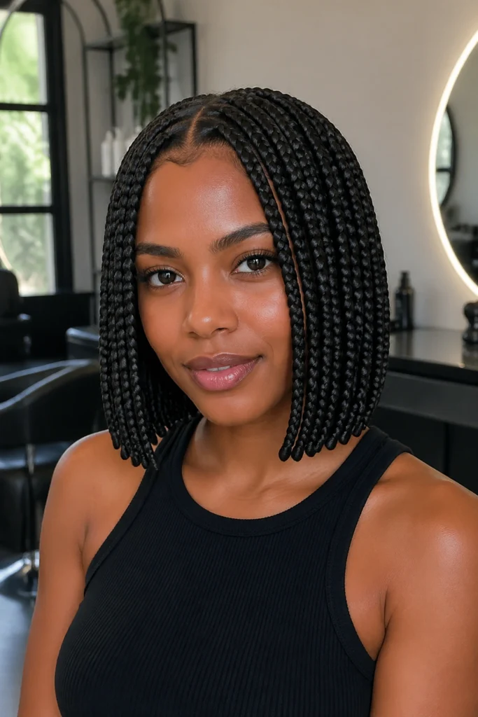 33 Short Braids for Black Women on Type 4 Hair