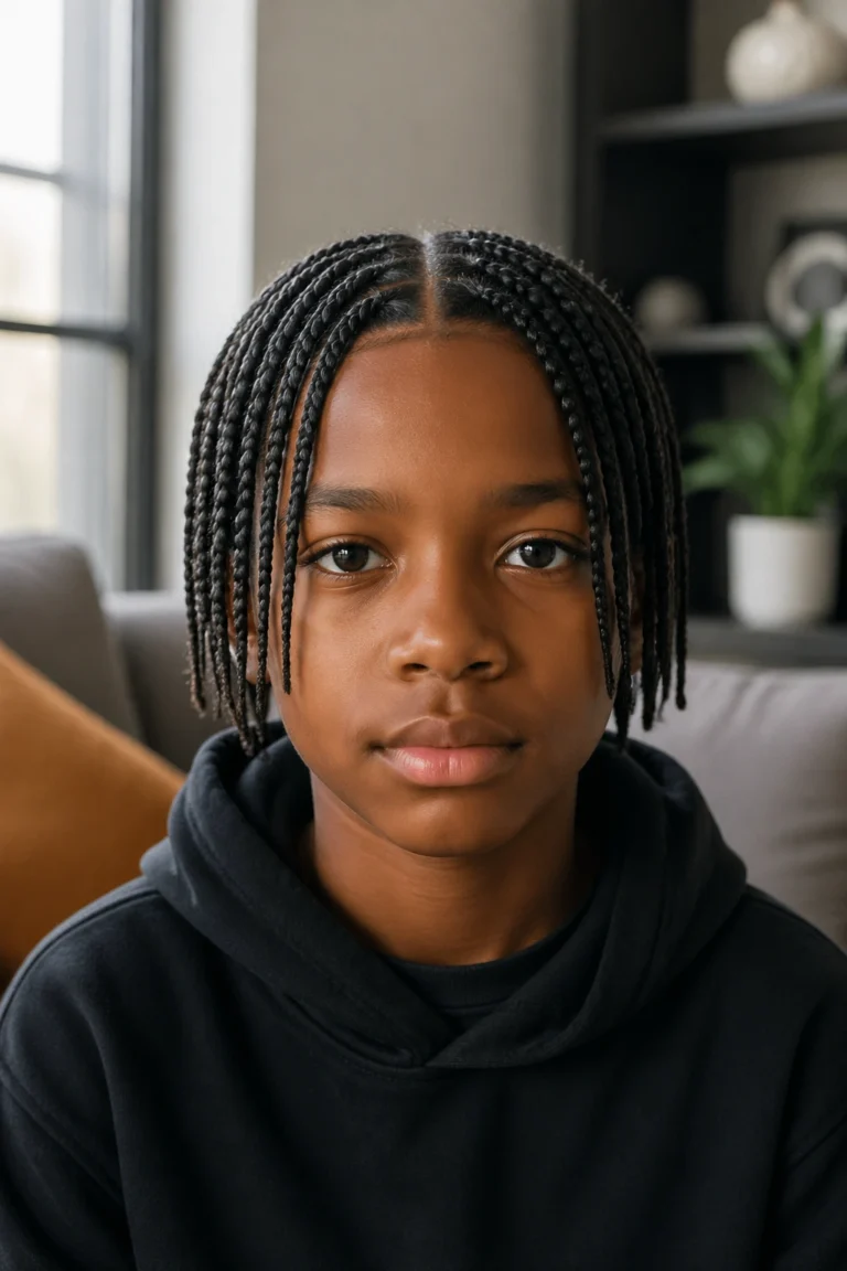 15 Small Box Braids for Boys