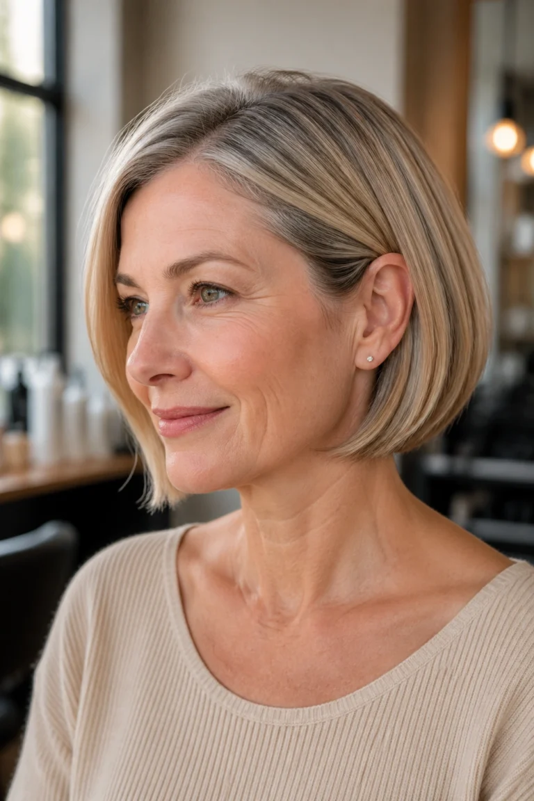 17 Low Maintenance Haircuts for Women Over 50