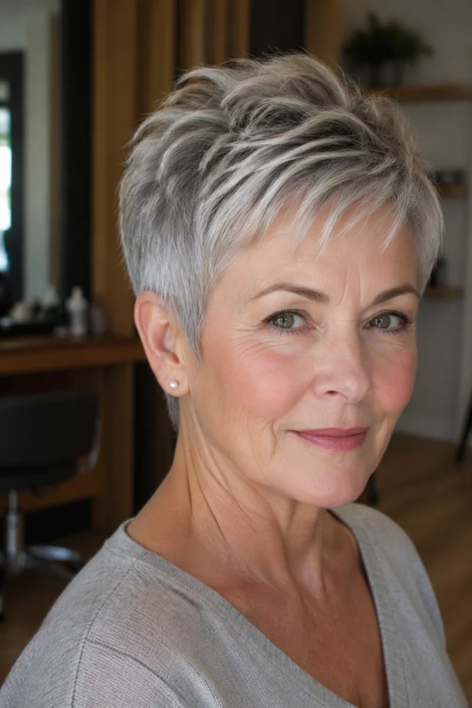 25 Trending Pixie Haircuts for Women Over 60