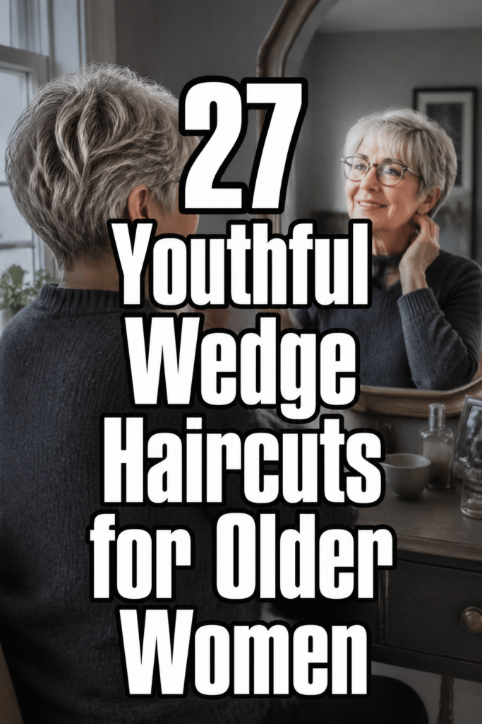 27 Youthful Wedge Haircuts for Older Women