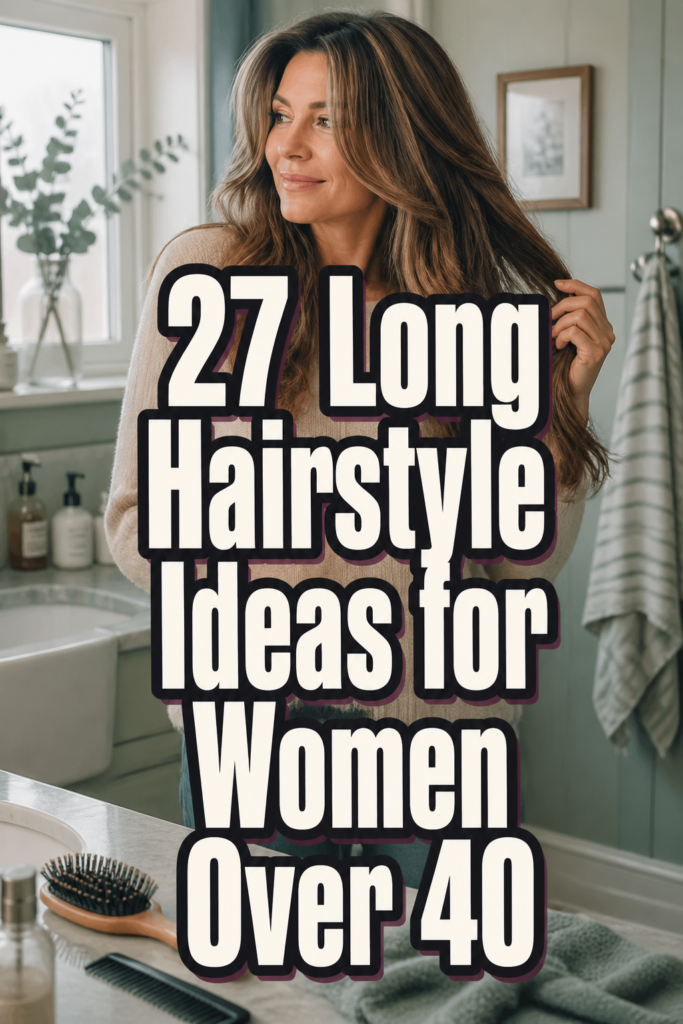 27 Long Hairstyles for Women Over 40