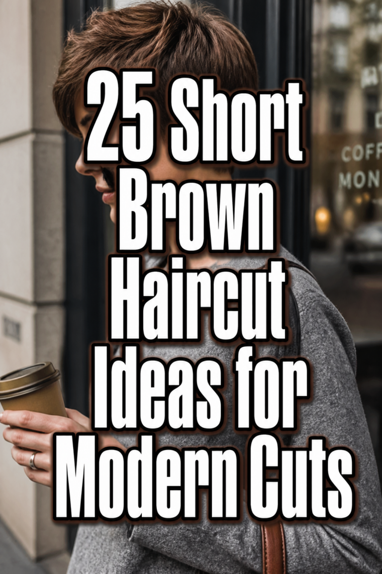 25 Short Brown Hairstyle Ideas for Modern Cuts