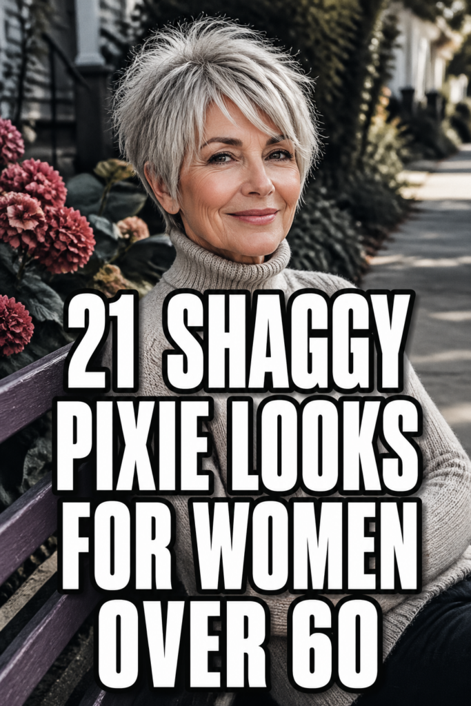 21 Shaggy Pixies for Women Over 60 That Look Fresh
