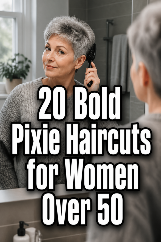 20 Pixie Hairstyles for Women Over 50 That Feel Bold