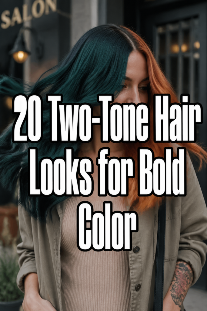 20 Two-Tone Hairstyle Ideas for Bold Color