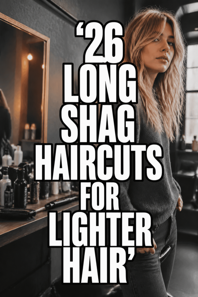 26 Long Shag Haircuts That Make Hair Look Light