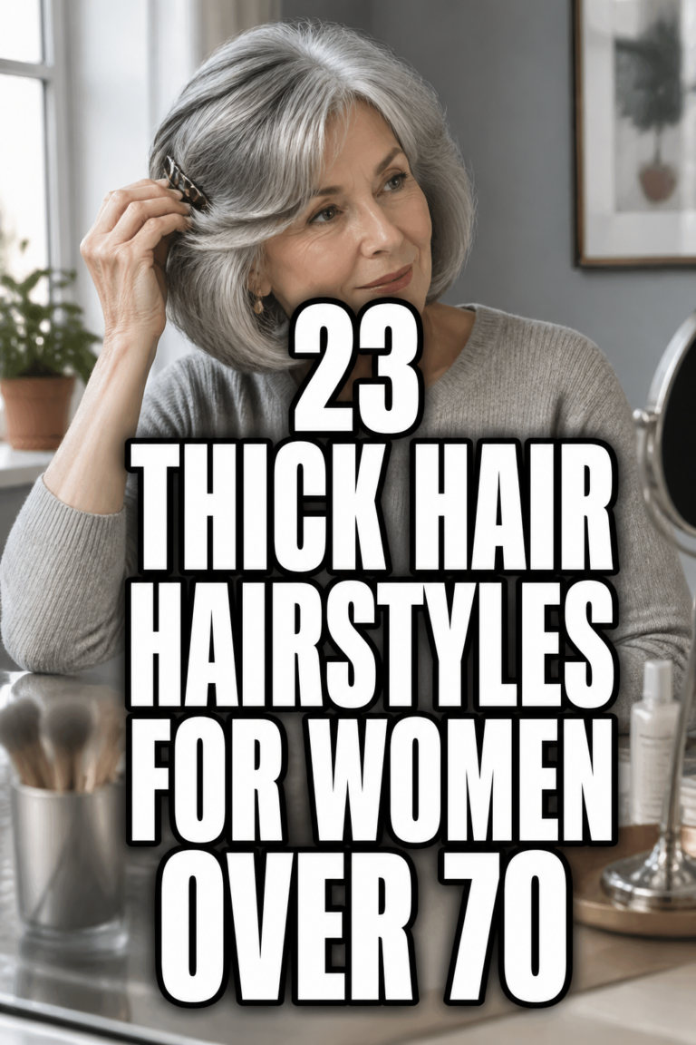 23 Hairstyles for Women Over 70 With Thick Hair