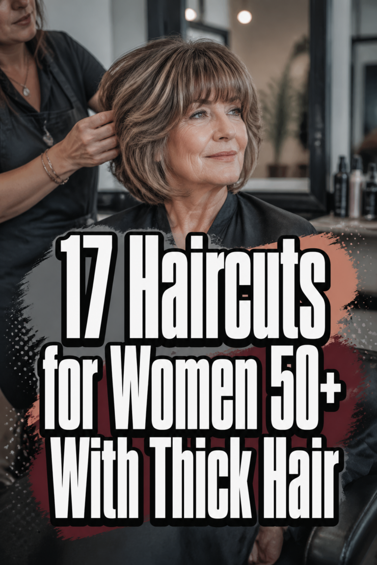 17 Fresh Haircuts for Women Over 50 With Thick Hair