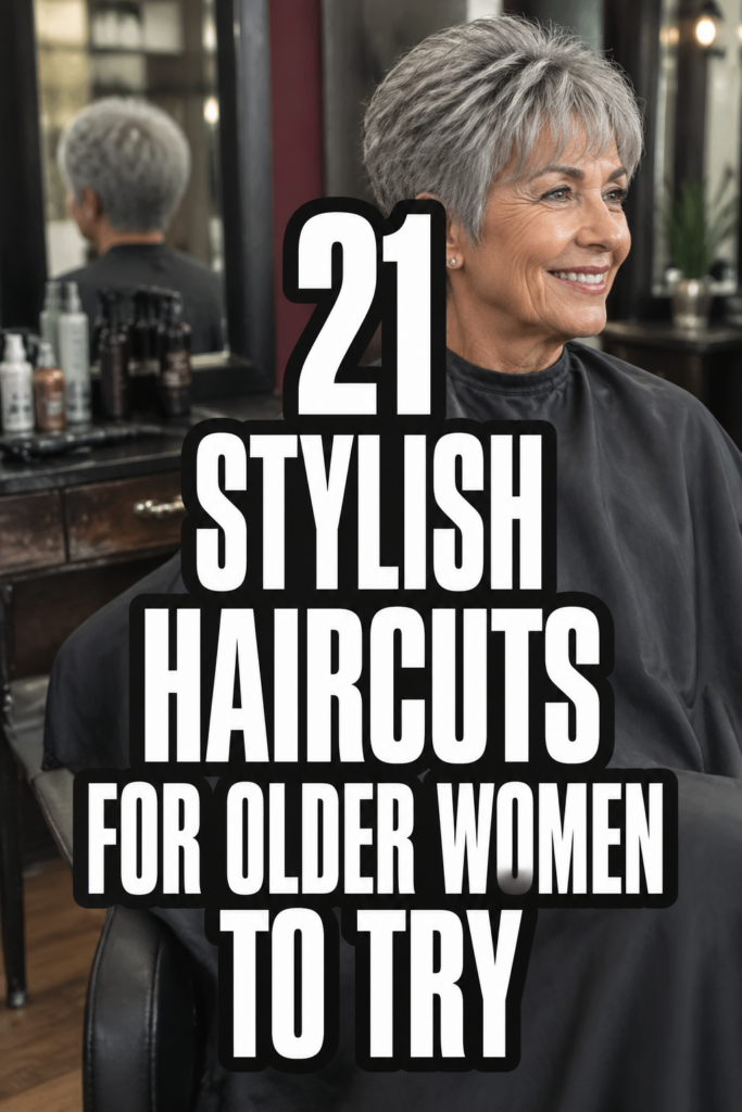 21 Stylish Haircuts for Older Women to Try