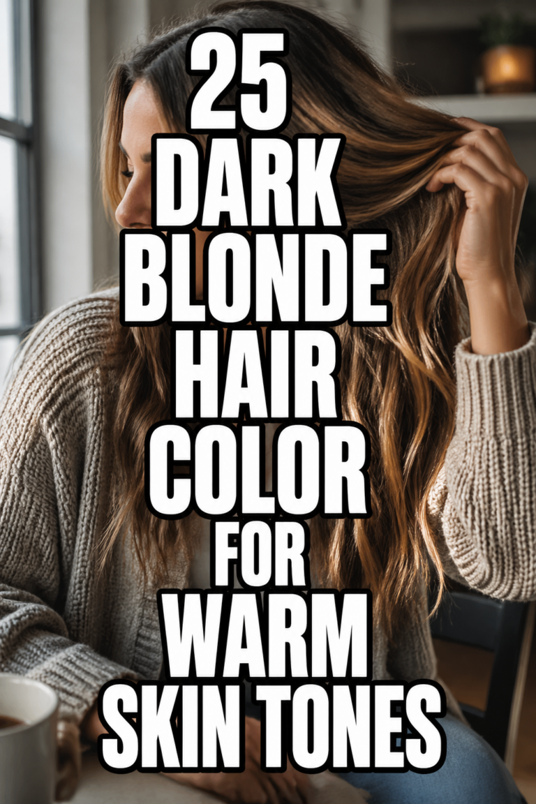 25 Dark Blonde Hair Color Ideas for Warm Tones
