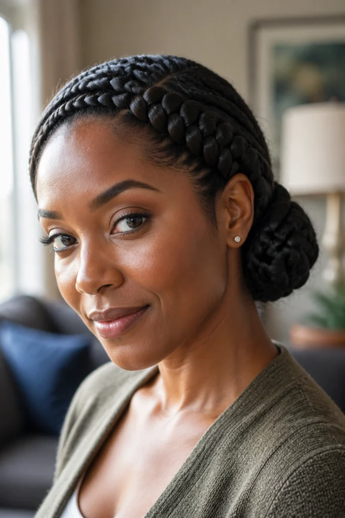 13 Lace Braid Buns for Office and Errands