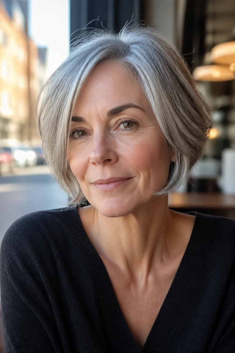 22 Chic Gray Hairstyles for Women Over 50 That Look Modern