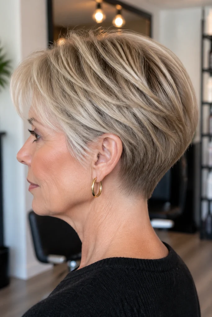 24 Youthful Short Haircuts for Women Over 60 With Fine Hair