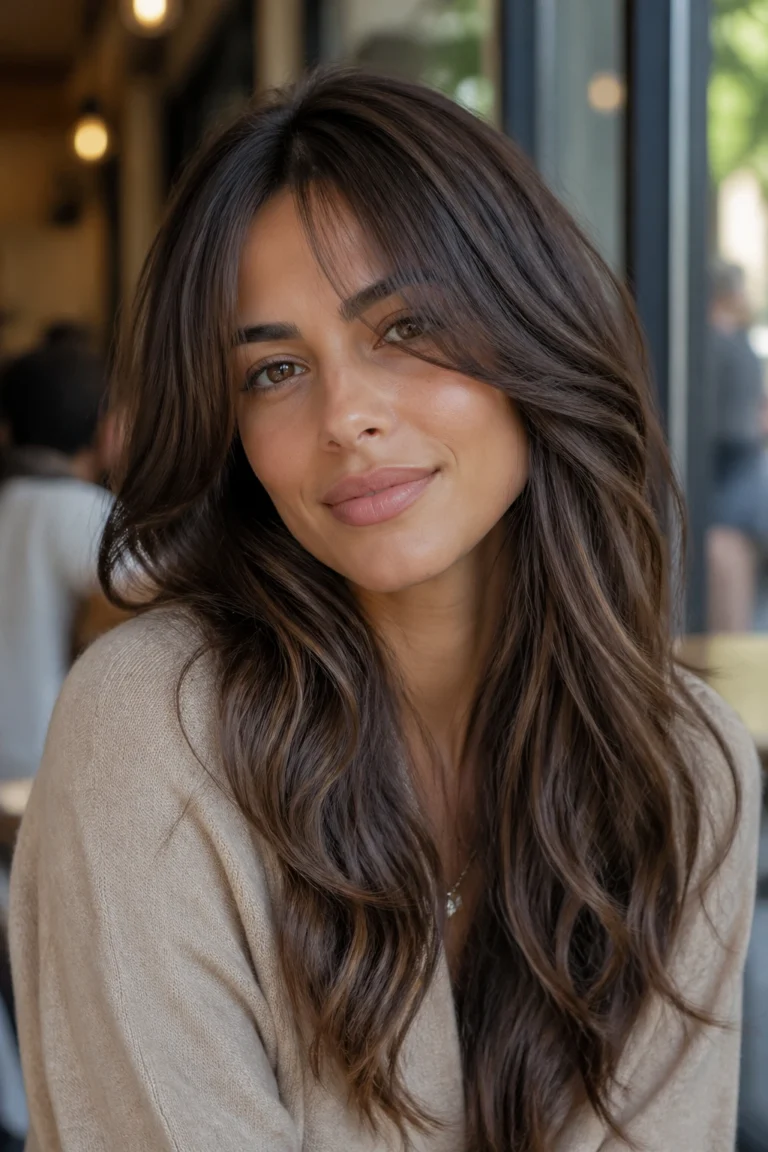 20 Hairstyles With Wispy Bangs for Soft Faces