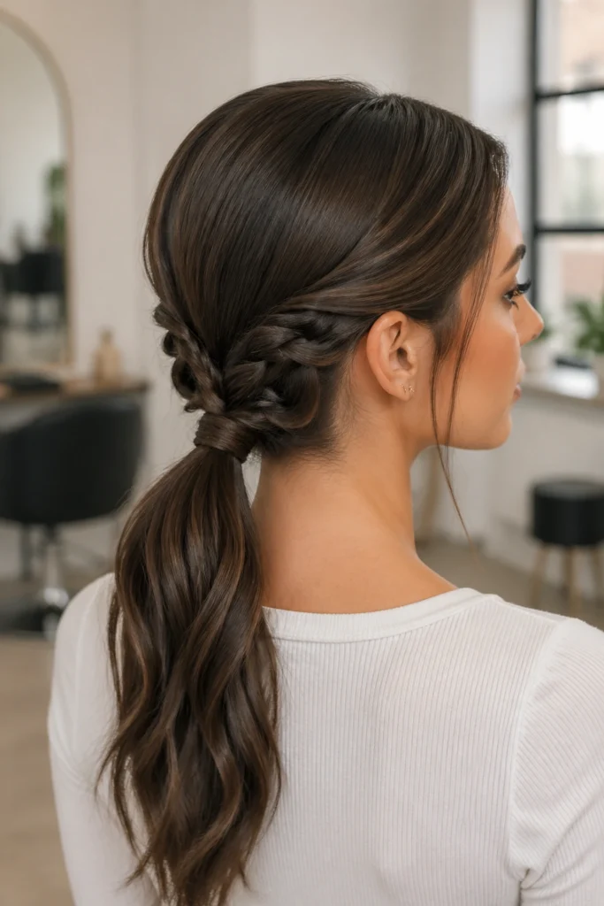 14 Butterfly Braid Ponytails for Long Layers