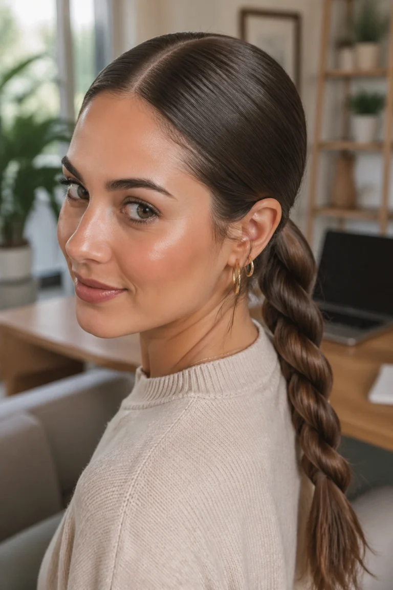 13 Rope Braid Ponytails for Hair Past the Shoulders