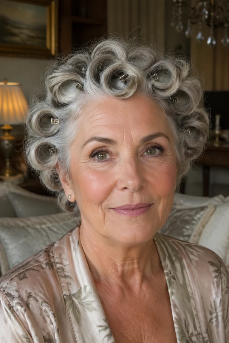 23 Hairstyles for Women Over 70 With Thick Hair