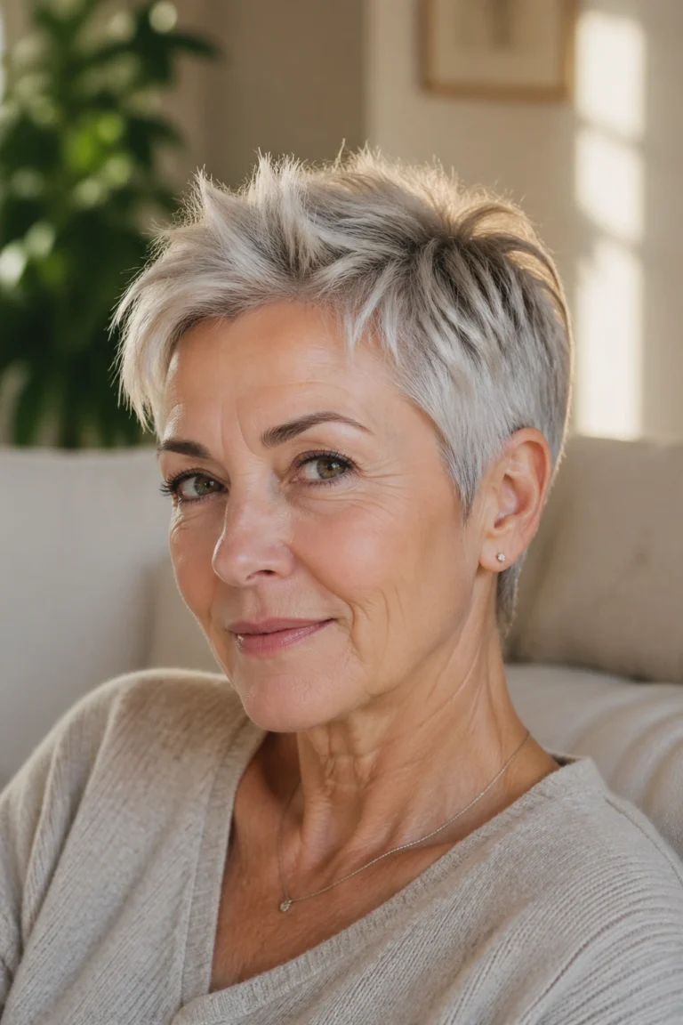 23 Razor Cut Hairstyles for Older Women