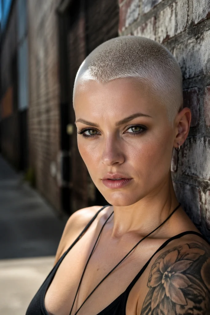 15 Shaved Head Styles for Women That Are Bold