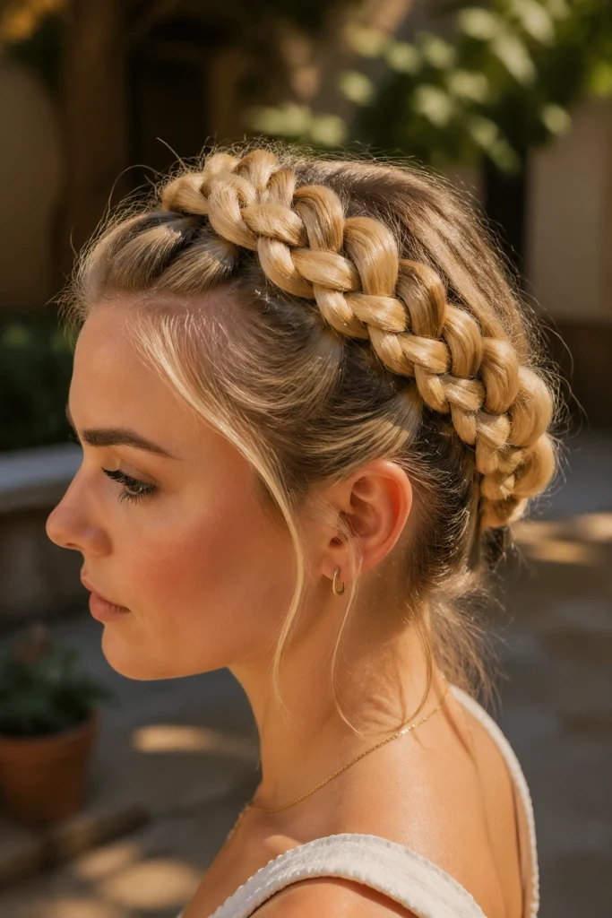 29 Circle Braid Patterns for a Halo Effect