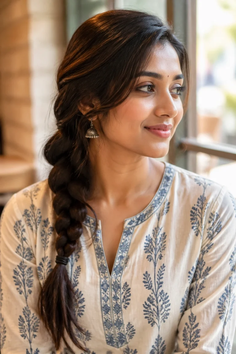 15 Braids That Pair With a Cotton Kurti