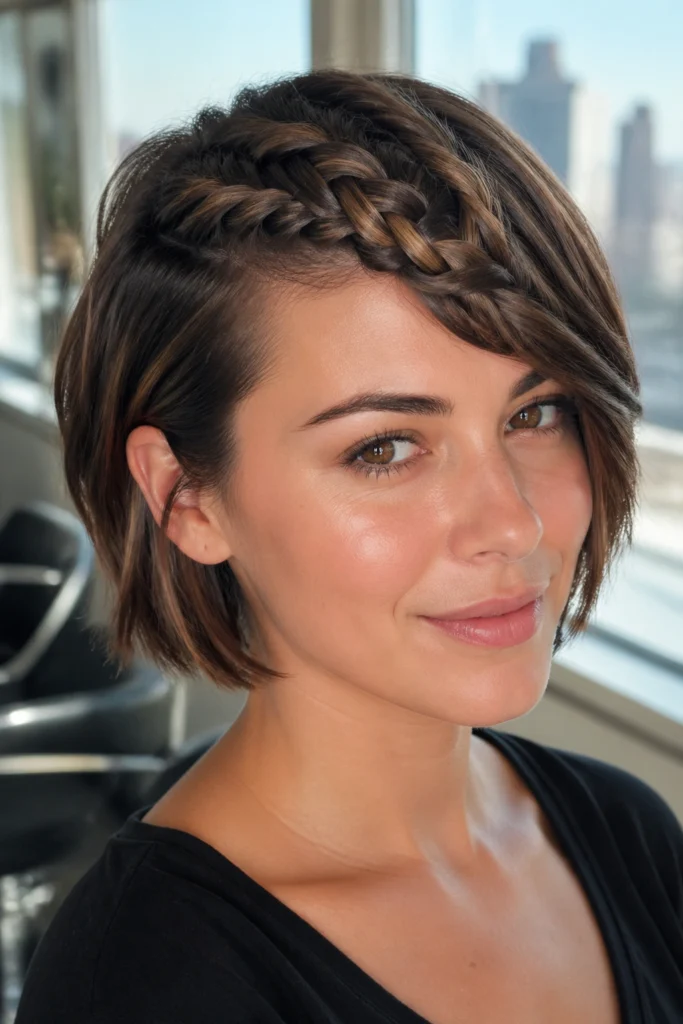 33 French Braid Styles for Pixies and Bobs