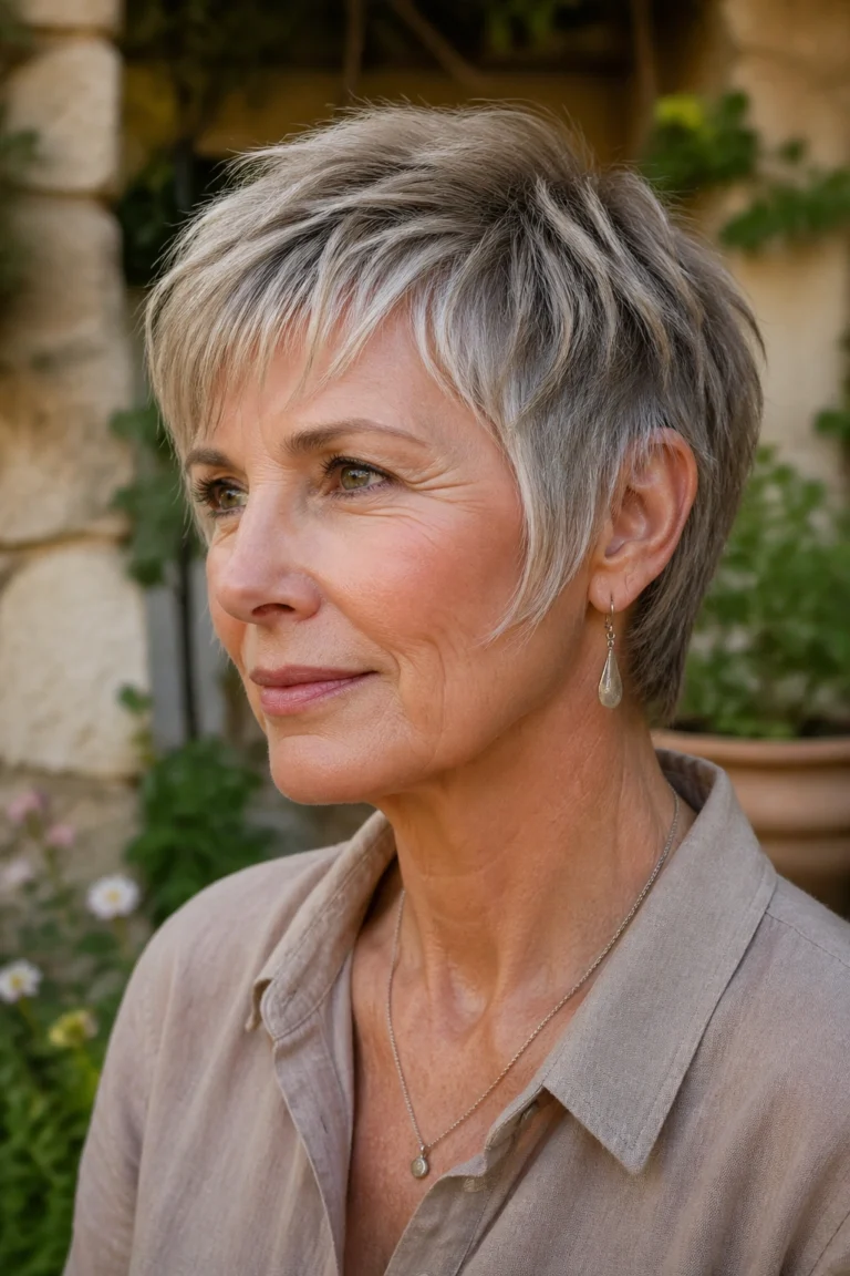 21 Shaggy Pixies for Women Over 60 That Look Fresh