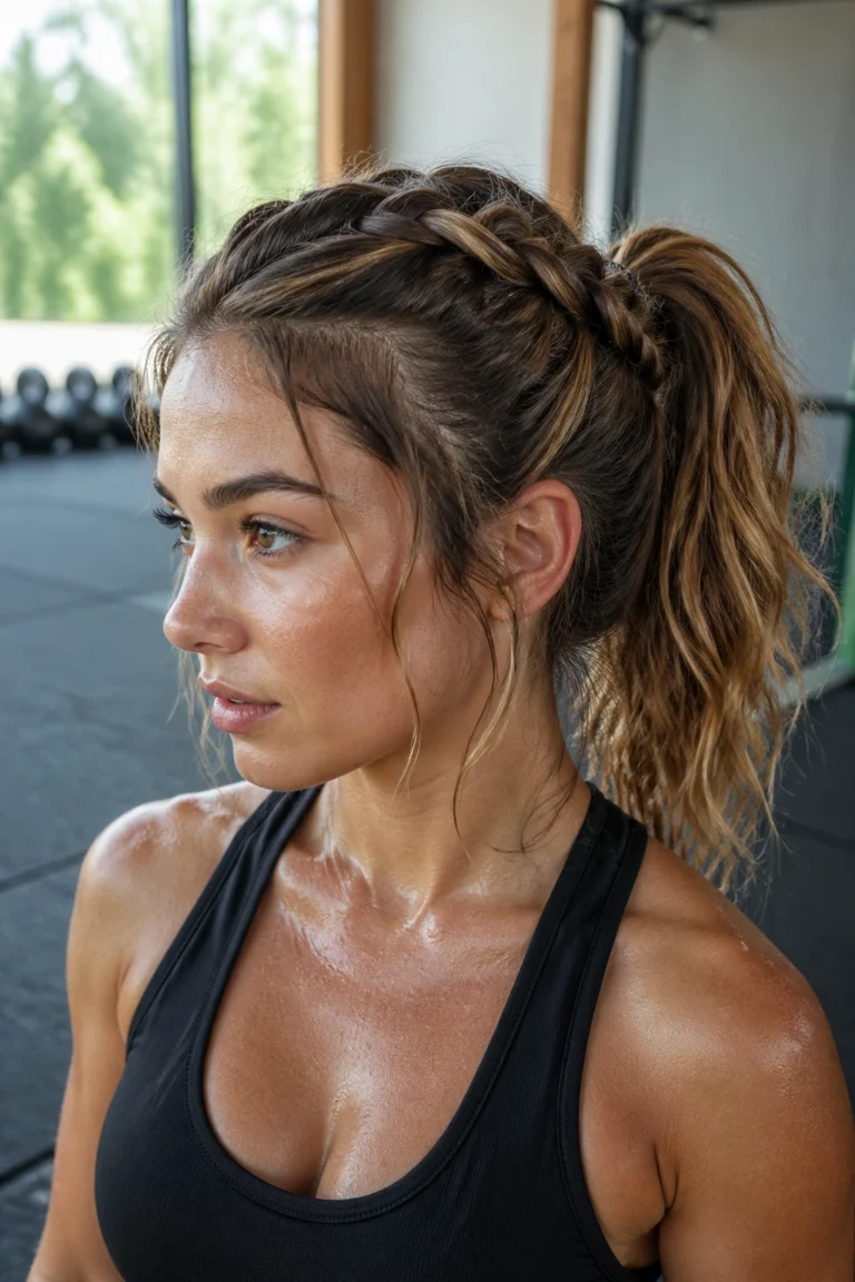 27 Braid Ponytails for Square-Faced Women