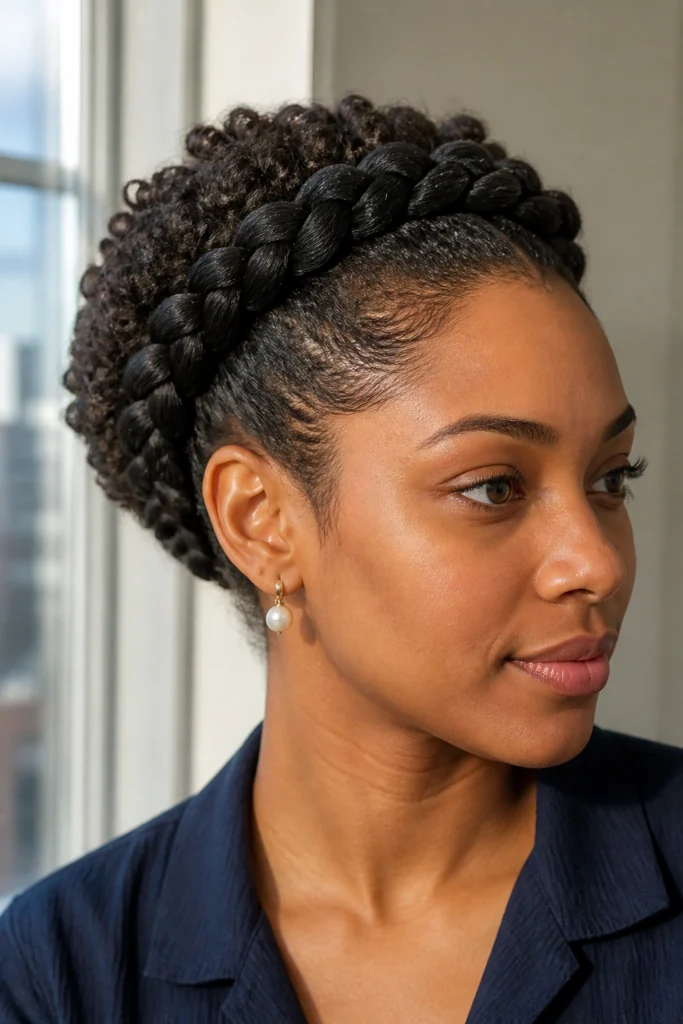 26 Halo Braids for Type 3 Natural Hair