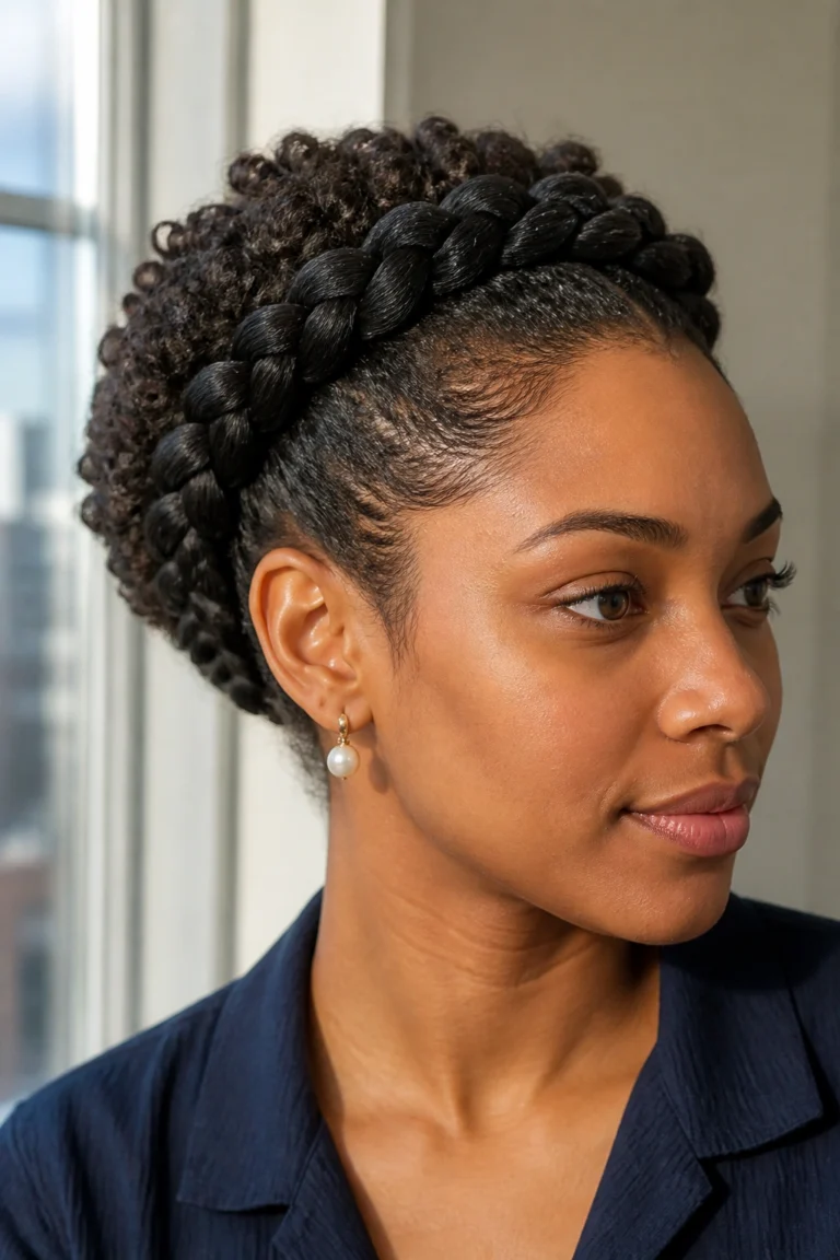 26 Halo Braids for Type 3 Natural Hair