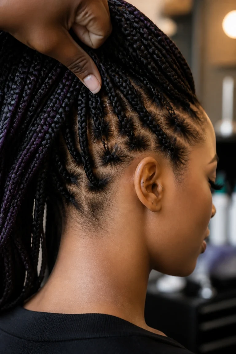 25 Peekaboo Box Braids for Black Women