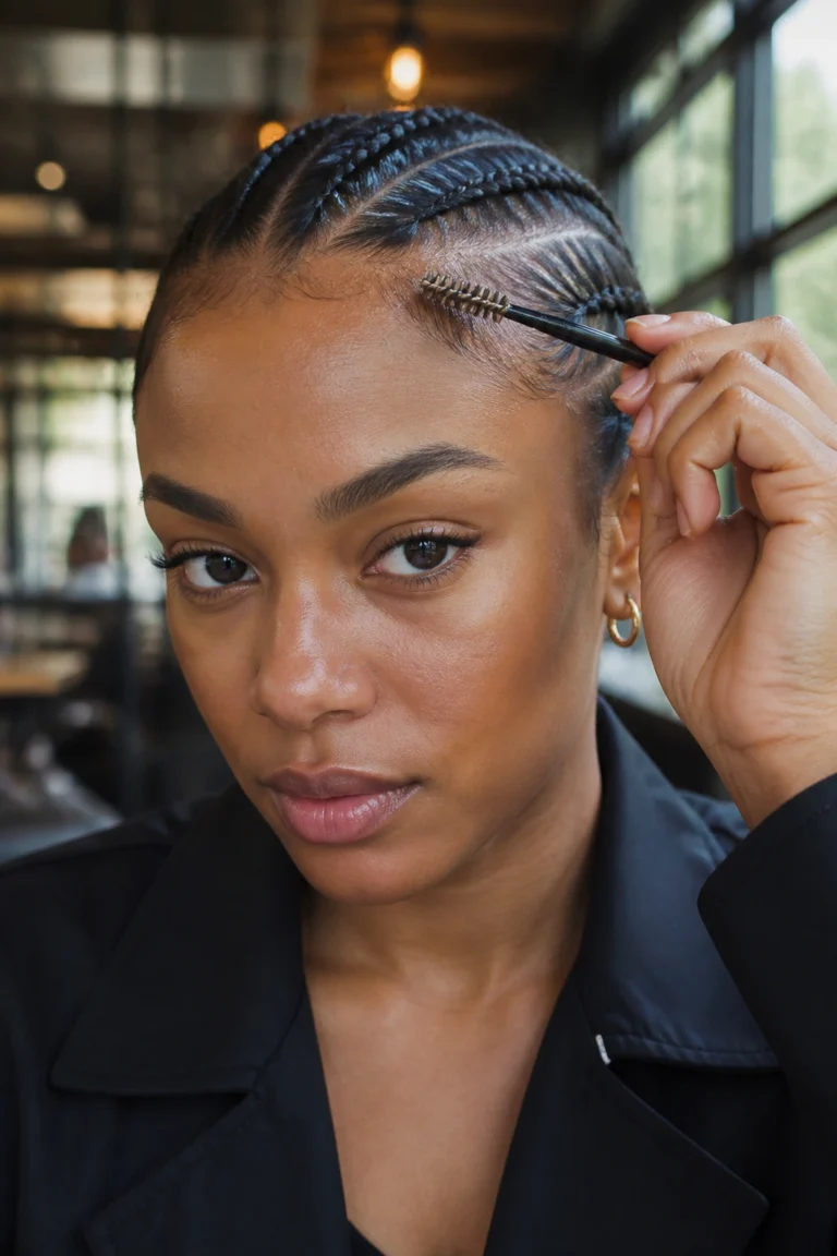 18 Slick-Back Braids That Stay Down All Day